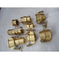 Brass camlock male threaded coupling with customizing